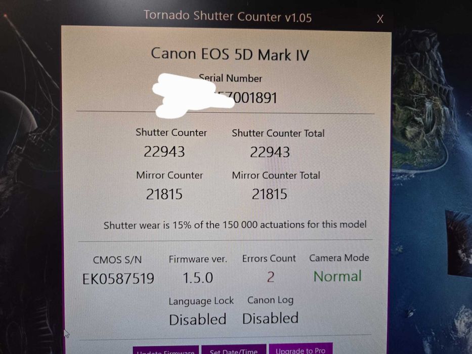 Canon 5D Mark IV body, przebieg 22943. Stan idealny.