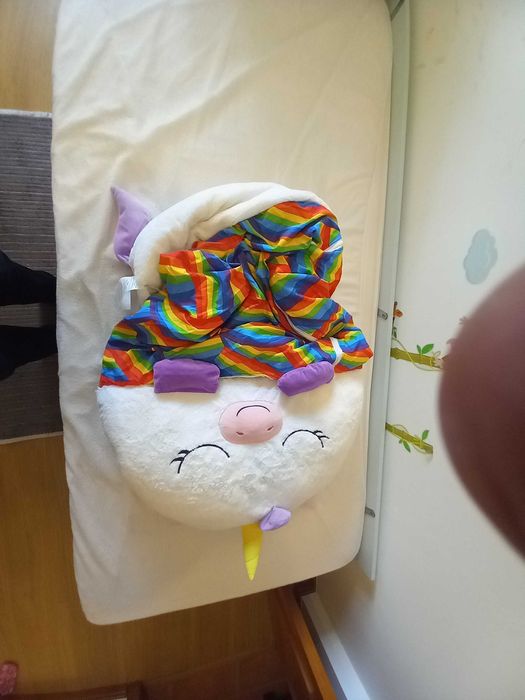 DORMILOCO - Saco-Cama grande - Unicórnio Branco