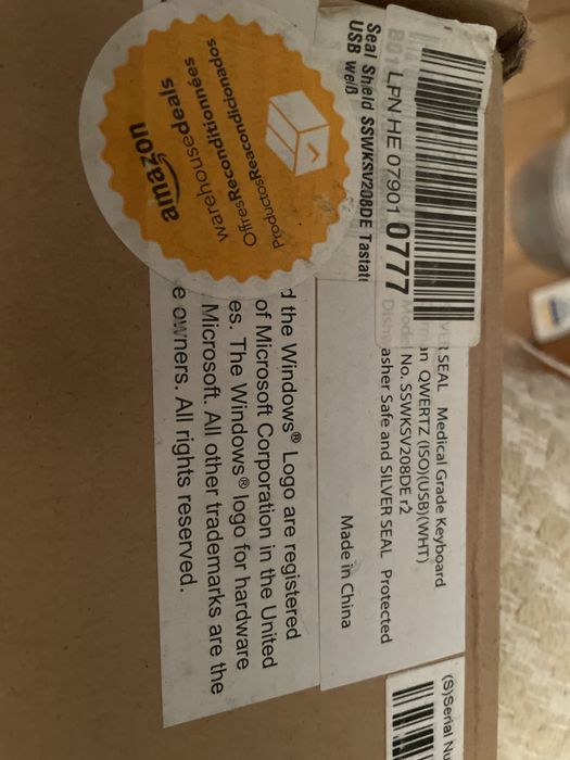 Klawiatura komputerowa wodoodporna i zmywalna Seal Shield