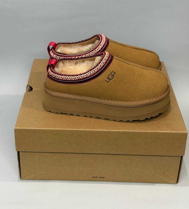 Угги Ugg TAZZ Platform Chestnut Уггі Коричневі В НАЯВНОСТІ‼️