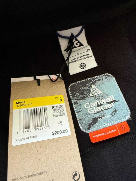 ОРИГІНАЛ! Шерпа Nike ACG Canwell Glacier Tf Blue XS S M | HJ2683-410