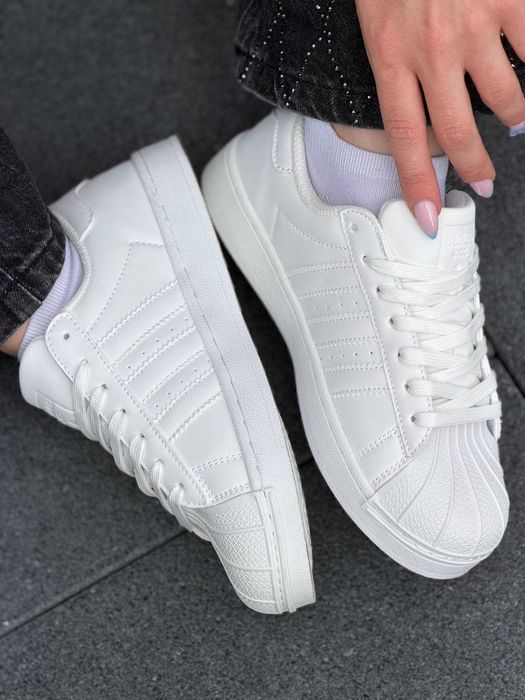 Superstar кросівки жіночі Adidas Superstar адідаси білі кеди