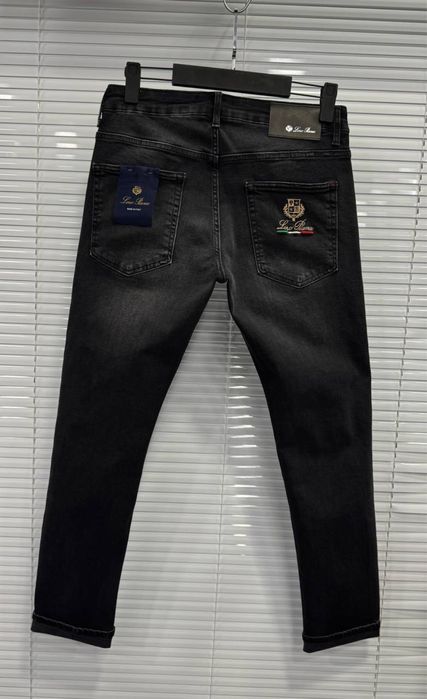 Джинси Loro Piana чорні чоловічі джинси лоро піана чорні чоловічі