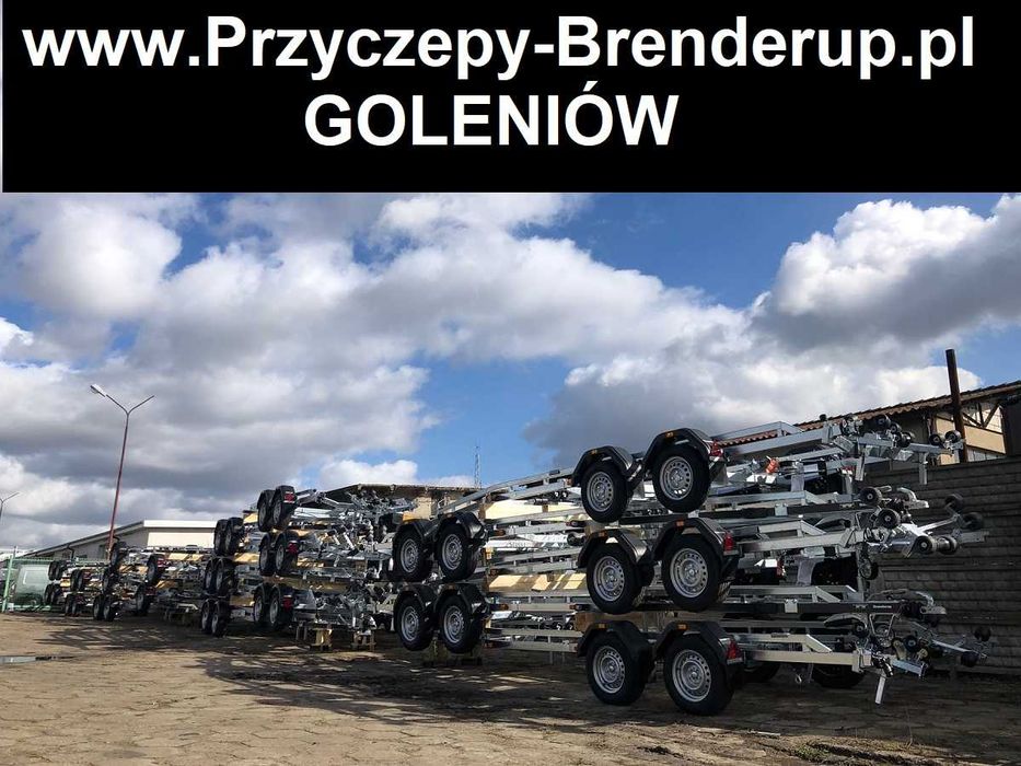 Brenderup 3251ST Nowa Przyczepa do 750KG Platforma 2 osie 252x142x35cm