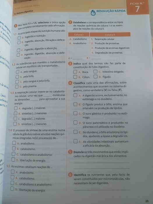 Caderno de Atividades de Ciências Naturais - 9.° ano