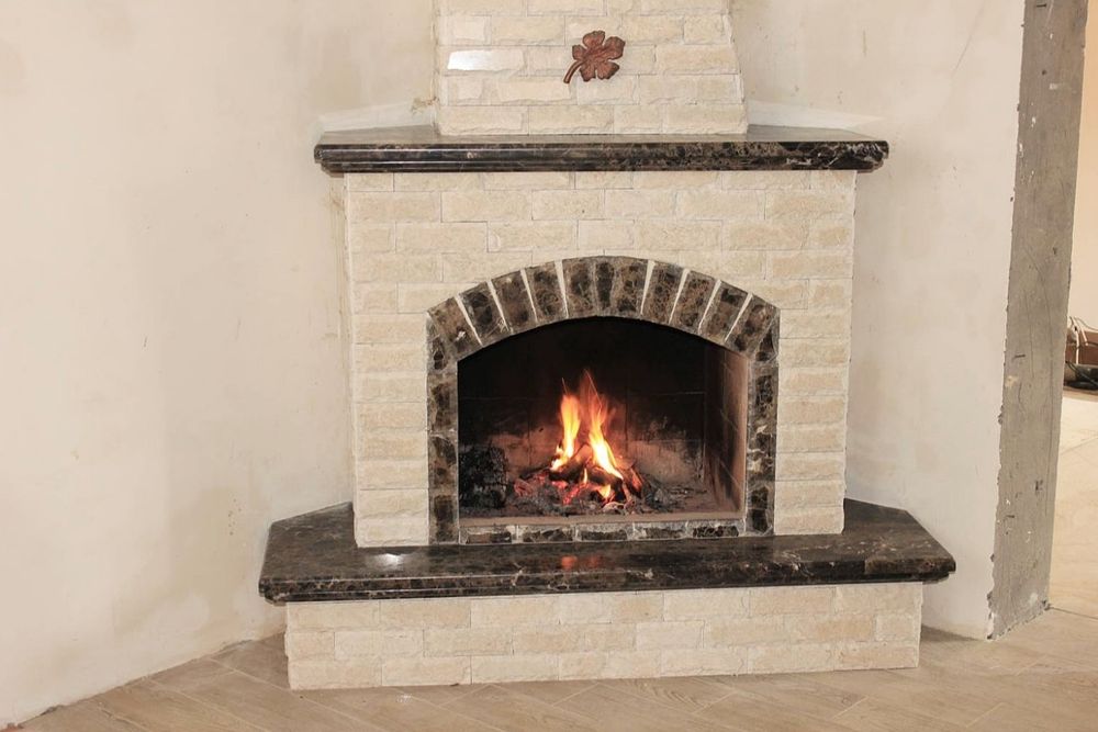 Камин из кирпича Печи Барбекю