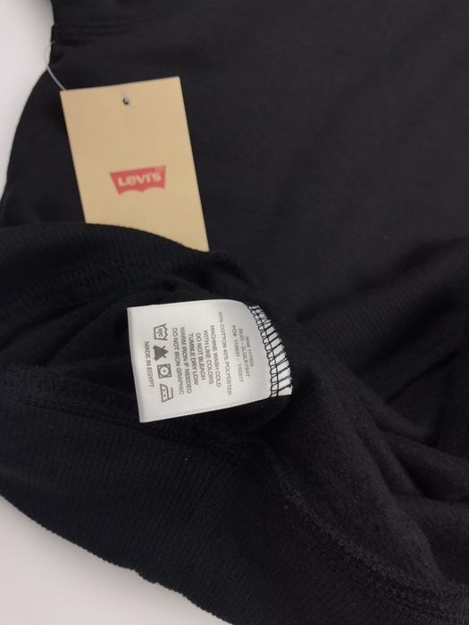 Оригинал новое худи кофта кенгурушка черная худі Levis левис s m l xl
