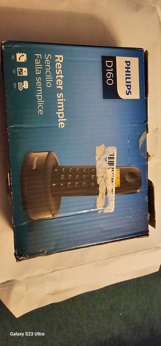 Telefon Philips D1601B - Nowy