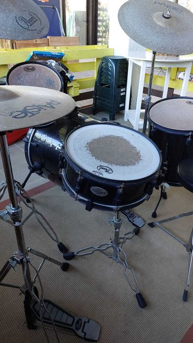 Bateria Pearl Black completa