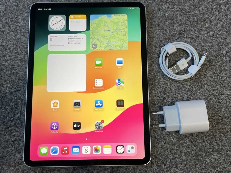 iPad Pro 11" 64GB WIFI CELLULAR Lte Silver Srebrny Biały Pencil Gwaran