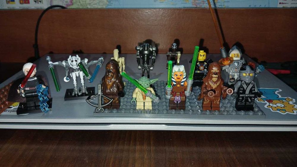 Lego мініфігурки (star wars; ninjago)
