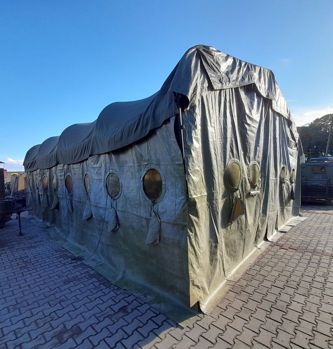 Wojskowy namiot techniczny NT 72 11,20x6,40x4,70