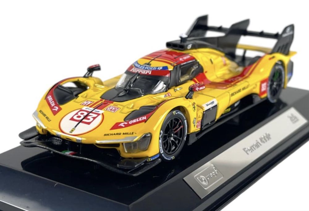 1/43 Miniatura Ferrari 499P - Vencedor 24H Le Mans 2025