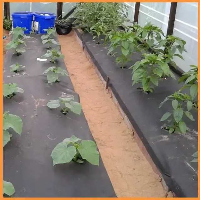 Агроволокно чорне для мульчування,захист від бур’янів.Розпродаж до 15 липня.
