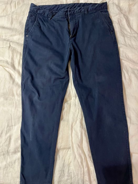Granatowe spodnie Massimo Dutti