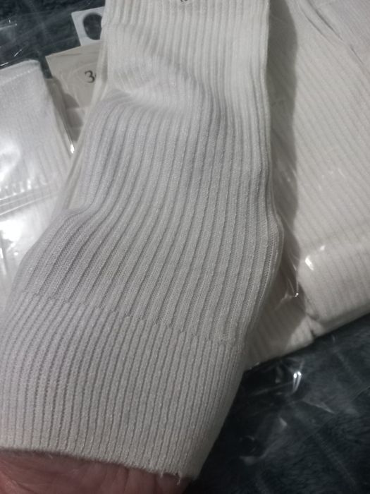 Шерстяні підколінники/гольфы в рубчик, єдиний розмір 36-41