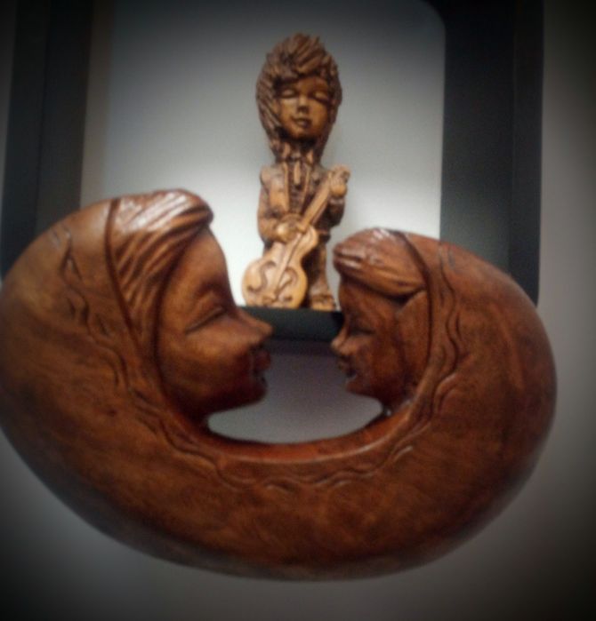 Płaskorzeźba w drewnie