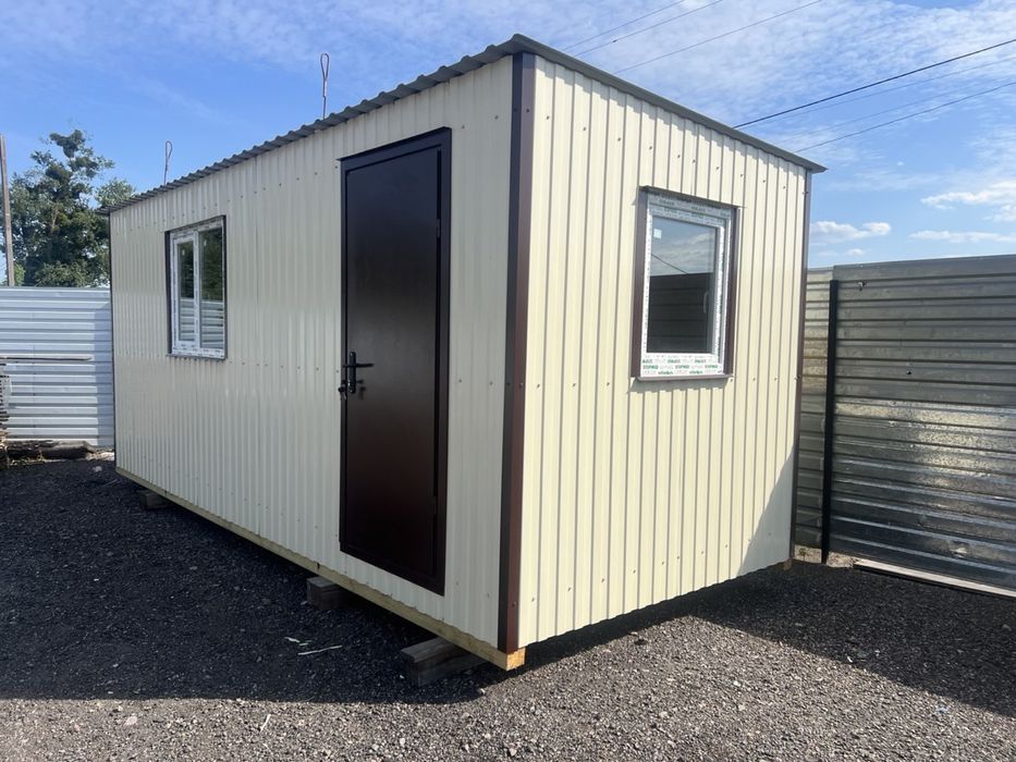 Вагончик, битовка, бытовка, побутівка, пости охорони, модульні будинки