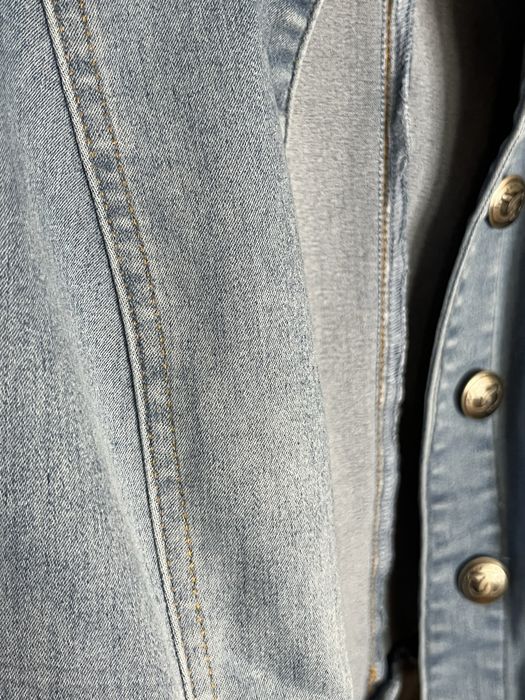 Kurtka Jeansowa damska z baskinką Bonprix