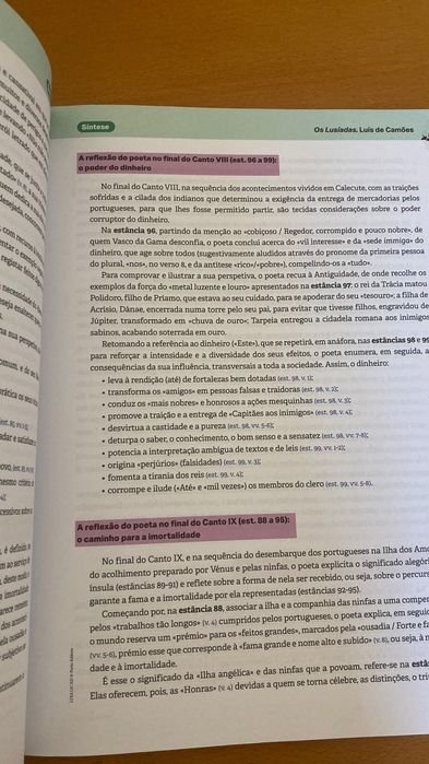 Livro com resumos de Português (para o exame nacional)