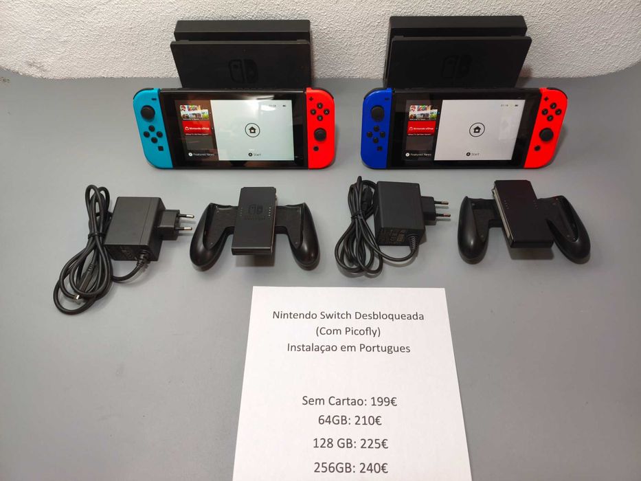 Nintendo Switch Desbloqueada (Com Chip Picofly)