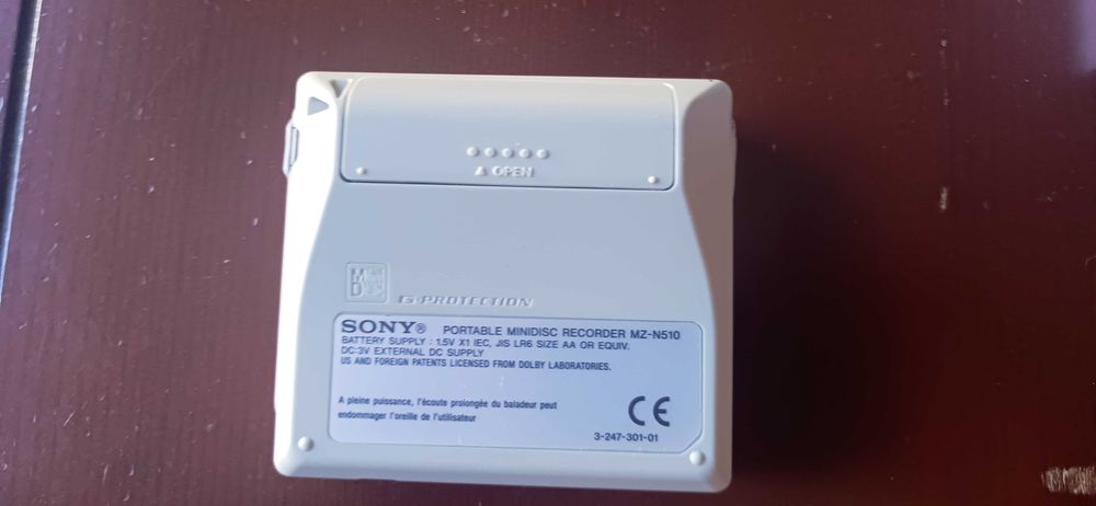 Minidisc Sony vintage novo a estrear