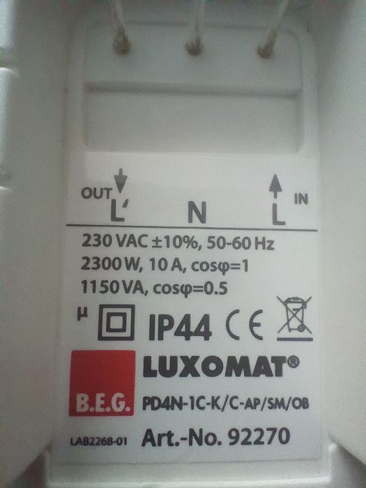 Czujnik ruchu luxomat