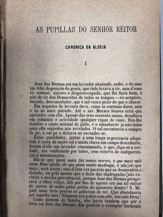 As Pupilas do Senhor Reitor, de Júlio Diniz