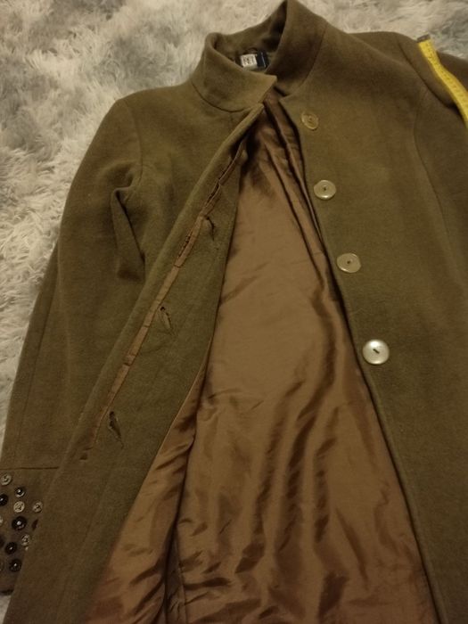 Пальто сіро-коричневе