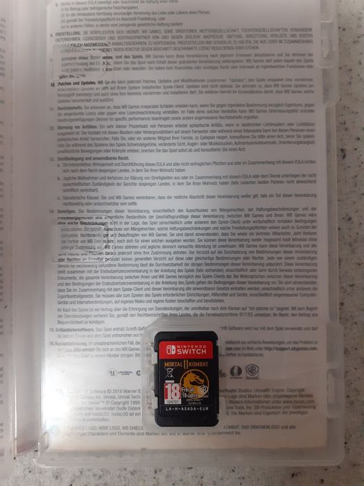 Mortal Kombat 11 nintendo Switch