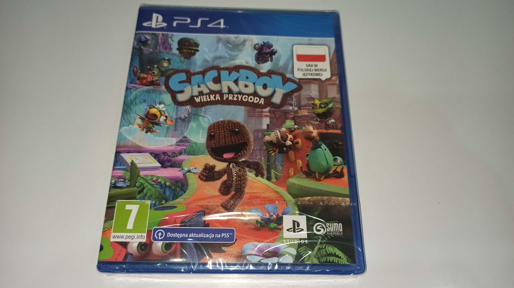 ps4 SACKBOY WIELKA PRZYGODA PL mówią po polsku NOWA , polska okładka