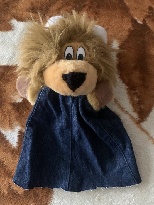 Fsjna maskotka/kukiełka lew - handmade