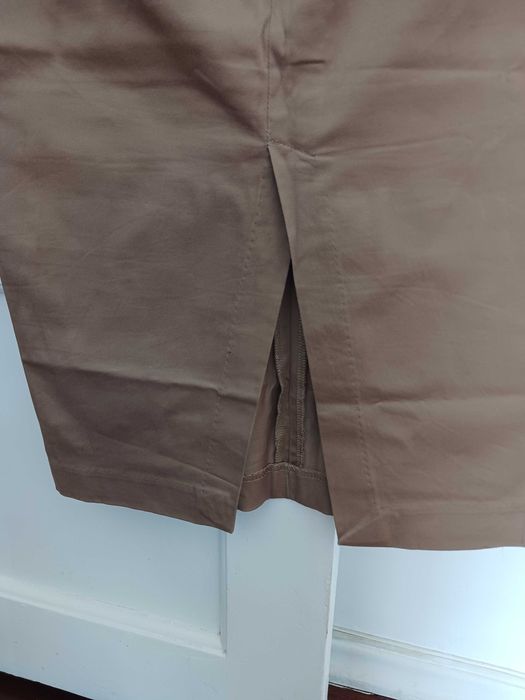 Saia lápis Zara bege