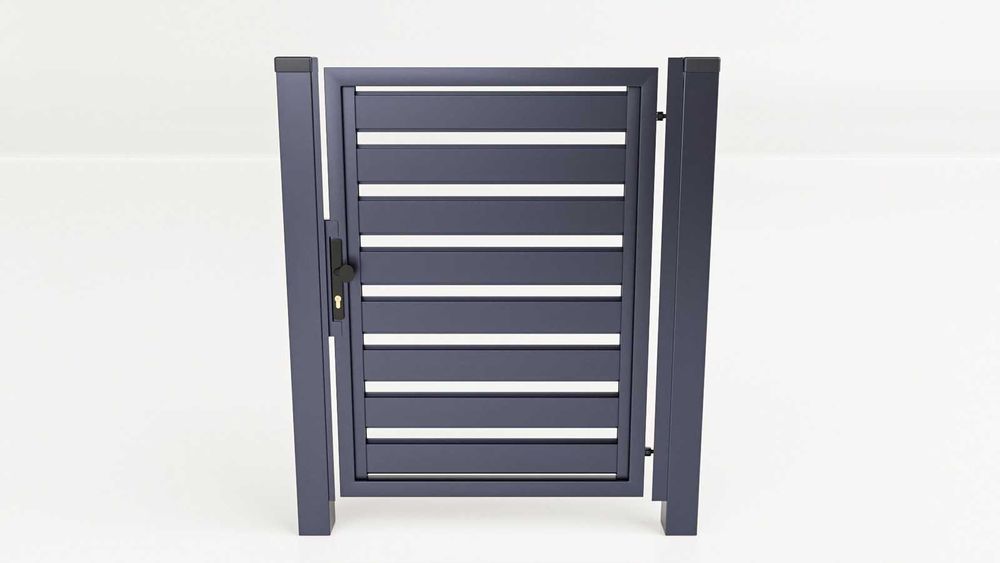 Furtka Palisada Standard 100x160 cm RAL 7016 – elegancja i trwałość