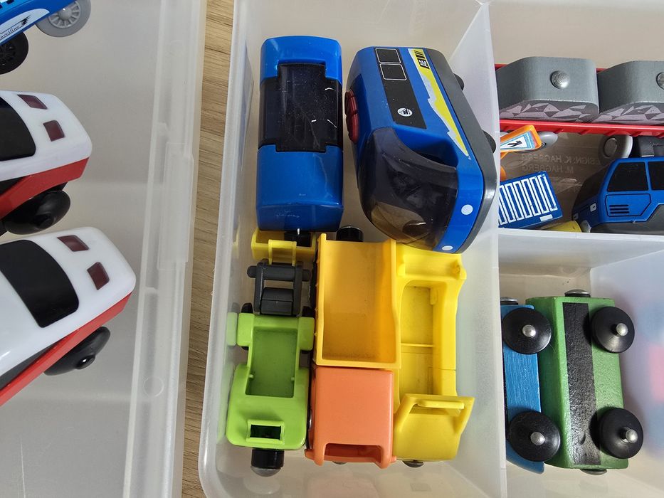 Kolejki, wagoniki, lokomotywy, Lidl, Ikea