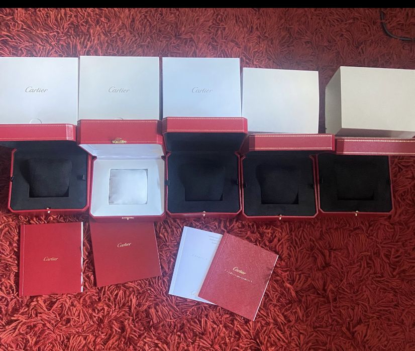 Коробки для часов cartier, zenit, omega, hublot. Оригинал.