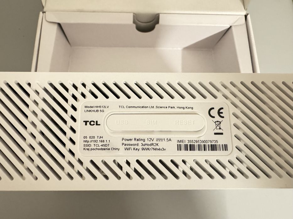 TCL LinkHub HH512LV Router 5G