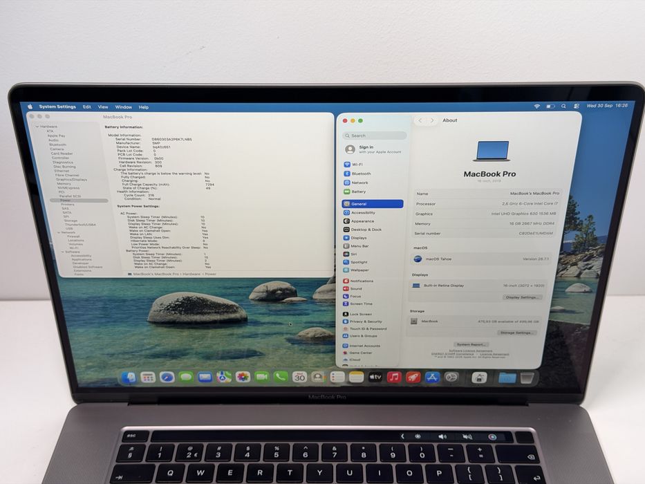 MacBook Pro 16 (A2141) - 2019 - i7/16GB/512GB - Space Gray - faktura VAT 23%