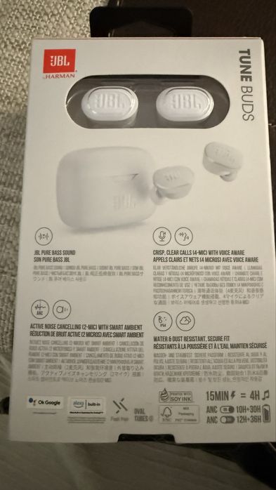 Headphones JBL TUNE BUDS novo selado c/garantia de 2 anos.