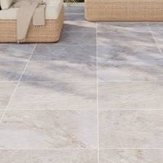 Piso Ceramico Gresart Beton Fog 70m2