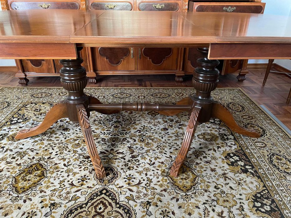 Conjunto de Sala em Madeira Anos 90