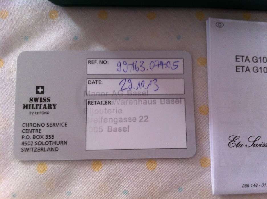 Relogio Swiss military army original com certificado