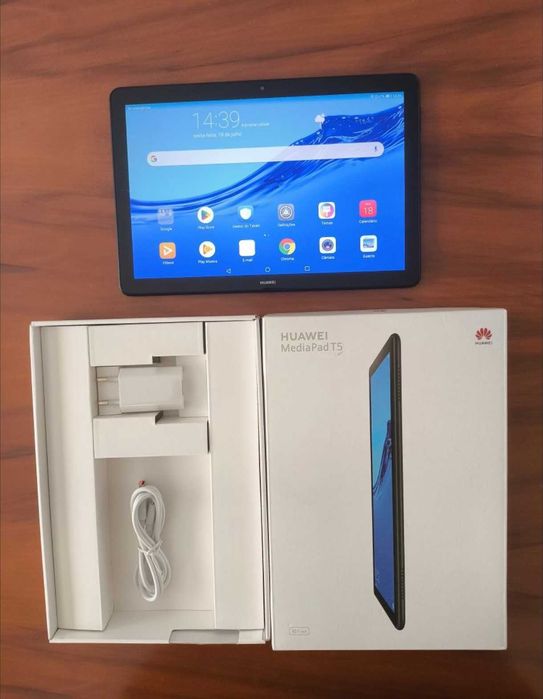 Tablet Huawei T5 4/64GB faz chamadas, excelente estado,caixa,312€ Fnac