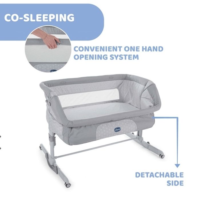 Next to me Dream Chicco com Balanço e rodas -  oferta da roupa da cama