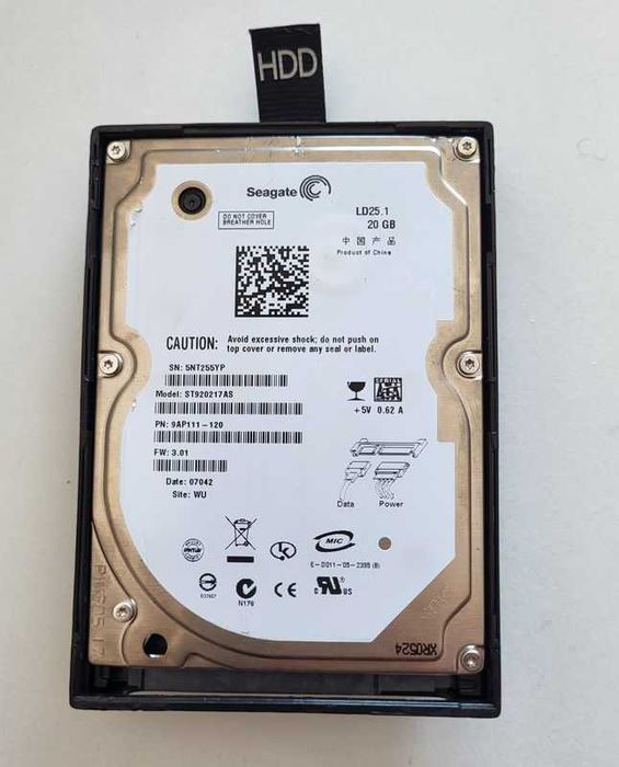 HDD 20 GB para Xbox 360 Slim