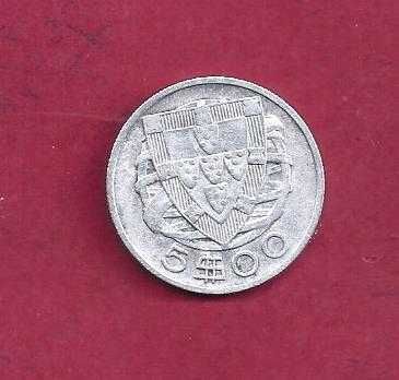 Republica  5 Escudos 1932 Prata Bonita
