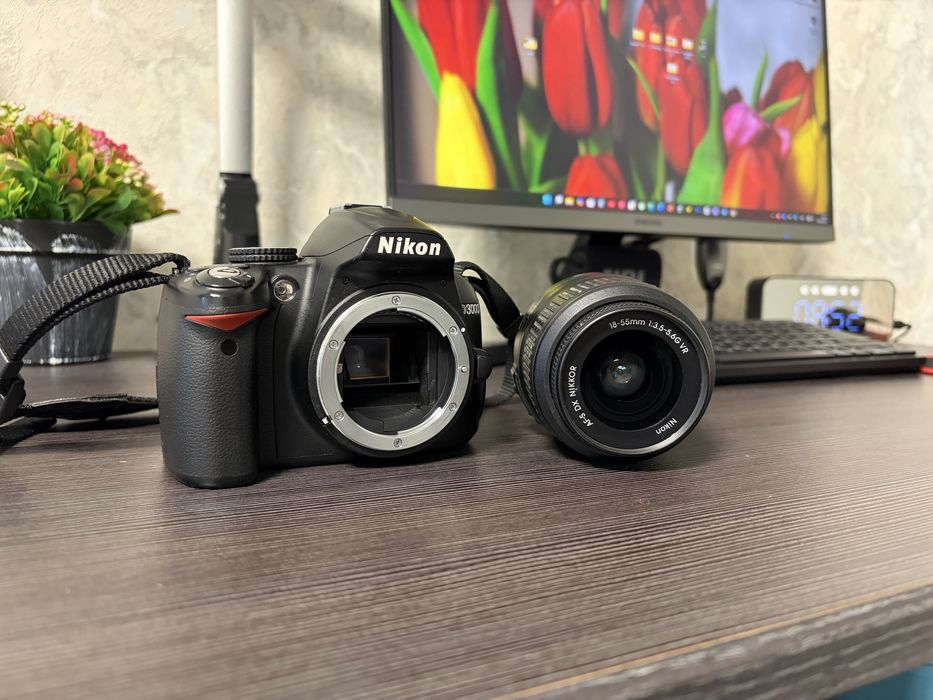 Фотоаппарат Nikon D3000 + объектив 18-55 VR | Идеальное состояние