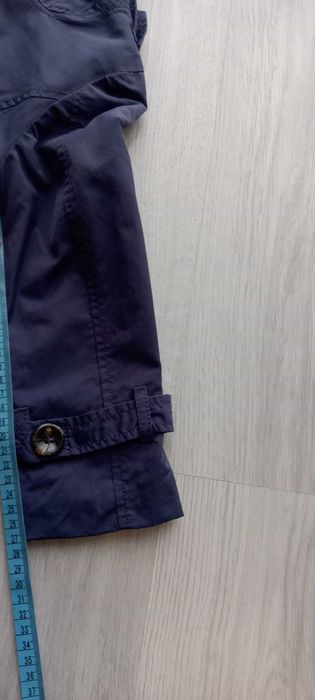 Płaszczyk granatowy dziewczęcy 110cm 4/5 lat