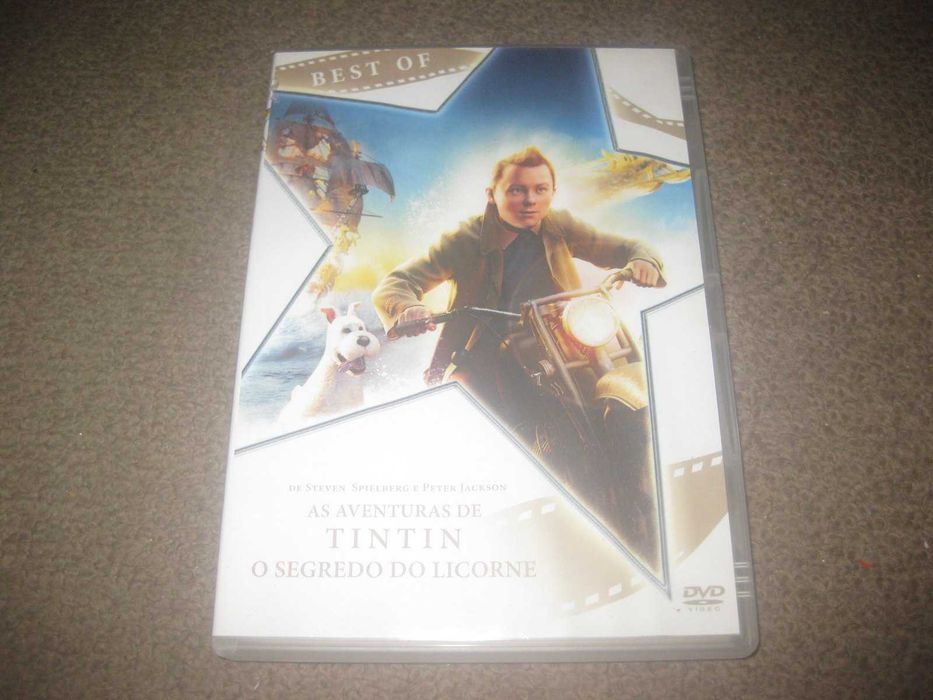DVD "As Aventuras de Tintin: O Segredo do Licorne" de Steven Spielberg