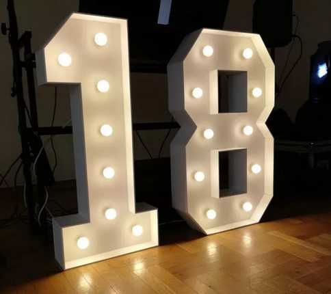 Cyfra 1, cyfry 18, roczek, osiemnastka, wynajem 2026